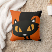 枕に不気味な猫を殺す クッション (ブランケット)