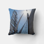 枕に帆を乗せる クッション (裏面)