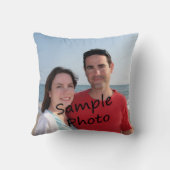 枕のあなたの写真 クッション (裏面)