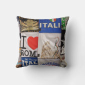 枕のイタリアンなTシャツ クッション (裏面)