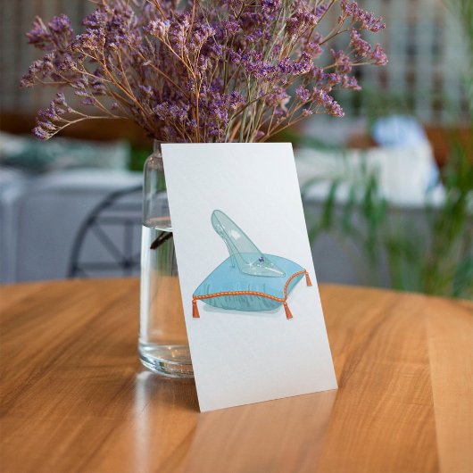 枕のガラスのスリッパ 招待状