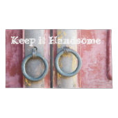 枕のケース保それハンサムなピンクのロック 枕カバー (裏面)