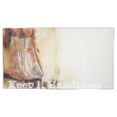 枕のケース保それハンサムなヴィンテージ女性 枕カバー (正面)