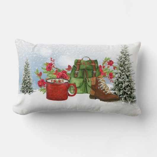 枕のハイキング ランバークッション (正面)