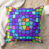 枕のモザイク抽象芸術パターン クッション (ブランケット)