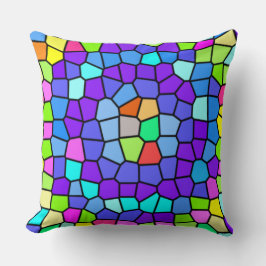 枕のモザイク抽象芸術パターン クッション