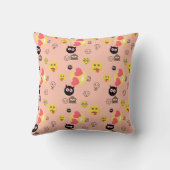 枕のラブイメージパターンデザイン クッション (裏面)