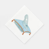 枕の上のガラスのスリッパ スタンダードランチョンナプキン (角)