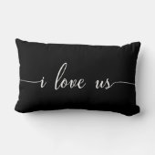 枕の台本が大好モダンき ランバークッション (裏面)