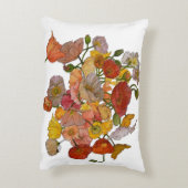 枕の周りのケシ アクセントクッション (裏面(縦))