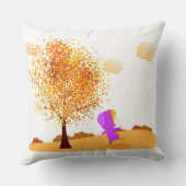 枕の外が雨だ クッション (裏面)