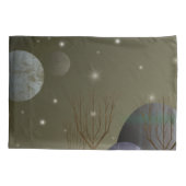 枕の形の惑星(2サイズ) 枕カバー (裏面-左)