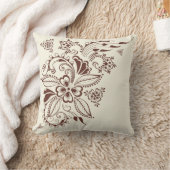 枕の花で育つ クッション (ブランケット)