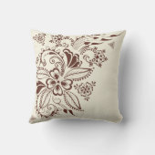 枕の花で育つ クッション (裏面)