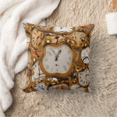 枕の走流れる時間時計睡眠室 クッション (ブランケット)