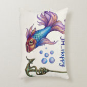 枕の魚 アクセントクッション (正面(垂直))