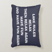 枕は「湖のルール」と言い、おもしろい/リラックス今持つ! アクセントクッション (正面(垂直))