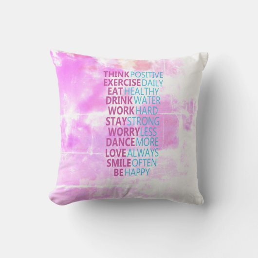 枕やる気を起こさせる クッション (正面)