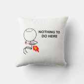 -枕をここにすることを何も クッション (裏面)