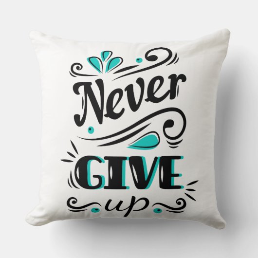 枕を与え上げない クッション (正面)