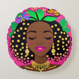 枕を幸せにするもの ラウンドクッション