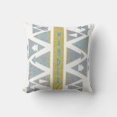 枕を歩き回る人たち クッション (正面)