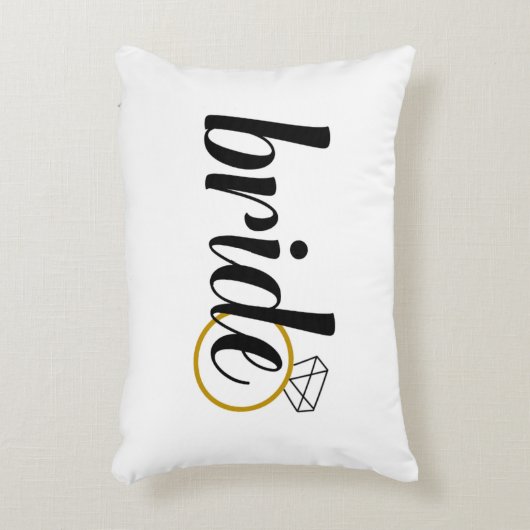 枕を結婚する花嫁 アクセントクッション (正面(垂直))