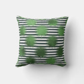 枕を縞で飾り、残します クッション (裏面)