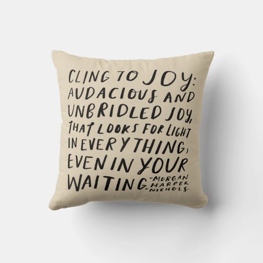 枕を高くしがみつく クッション (裏面)