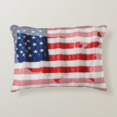 枕アメリカの旗 アクセントクッション (正面)