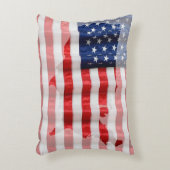 枕アメリカの旗 アクセントクッション (正面(垂直))