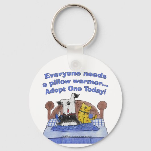 枕ウォーマー キーホルダー (正面)