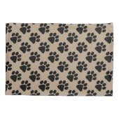 枕カバー – 子犬のポープリント (裏面-左)