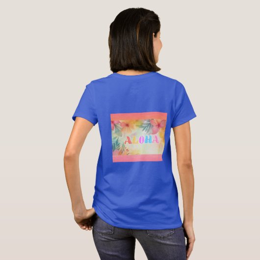 枕カバー Tシャツ (裏面フル)