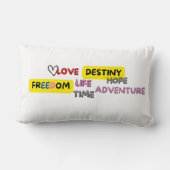 枕カラフル ランバークッション (裏面)