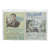 枕ケースのソーシャルメディア 枕カバー (裏面)