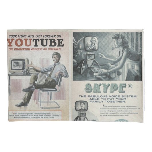 枕ケースのソーシャルメディア 枕カバー (正面)