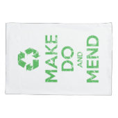 枕ケースの作成と修復 枕カバー (裏面)