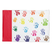 枕ケースの手刷り 枕カバー (裏面)