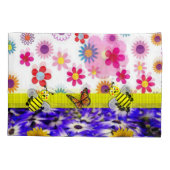 枕ケースひまわり 枕カバー (裏面)