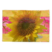 枕ケースひまわり 枕カバー (裏面)