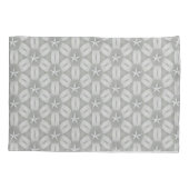 枕ケースグレー 枕カバー (裏面)