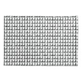 枕ケース白黒マス 枕カバー (裏面)