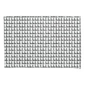 枕ケース白黒マス 枕カバー (正面)