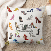 枕シンデレラの引用文デザイナーはかかとポンプに蹄鉄を打ちます クッション (ブランケット)