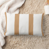 枕ストライプの ランバークッション (ブランケット)