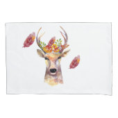 枕パーソナライズされたケースボーホディアバック頭ブロウ 枕カバー (正面左)