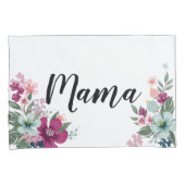 枕パーソナライズされたケース熱帯花Whit 枕カバー (正面右)