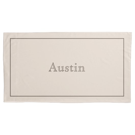 枕パーソナライズされたケース 枕カバー (正面左)