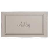 枕パーソナライズされたケース 枕カバー (正面左)